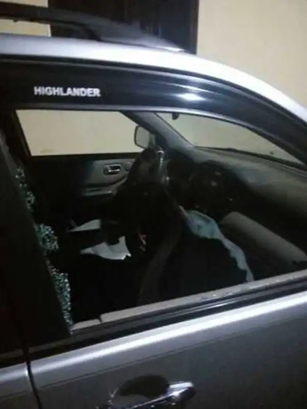 Wife Of Former UNICAL Bursar Luckily Escapes Assassination Attempt In Calabar. Photos